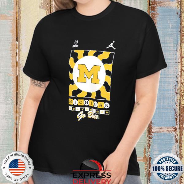 Michigan Wolverines Jordan Brand College Football Playoff 2022 Fiesta Bowl Media Night T-Shirt
