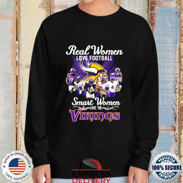 Official Smart Women Love Minnesota Vikings Shirt, hoodie, sweater, long  sleeve and tank top