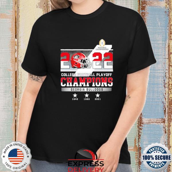 National Championship 2022 College Football Playoff Champions Georgia Bulldogs Shirt