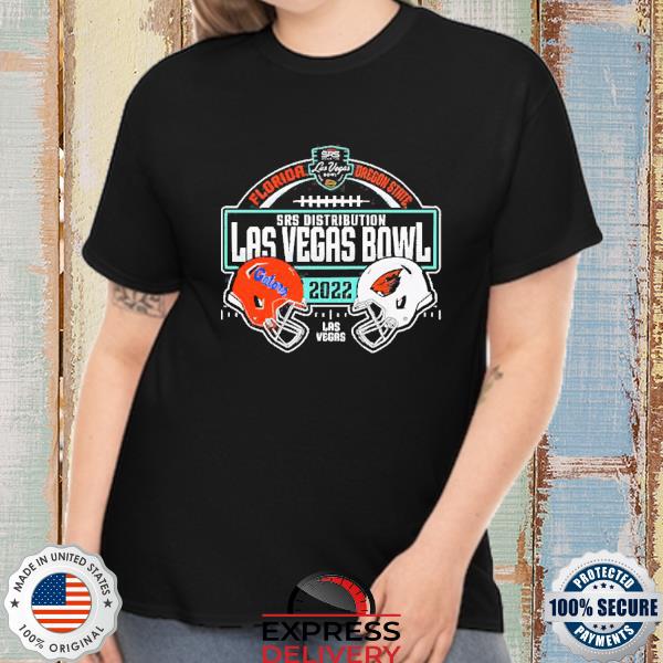 New Oregon state beavers vs. Florida gators blue 84 2022 las vegas bowl matchup shirt