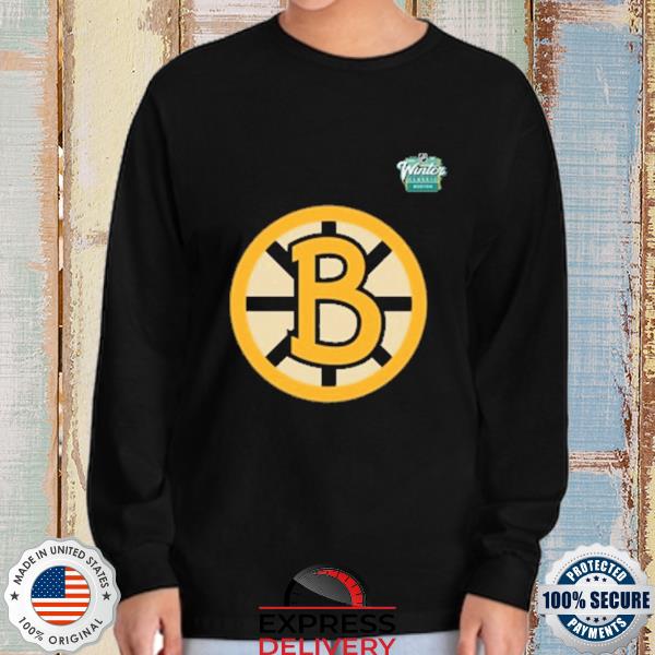 Youth Boston Bruins Black 2023 NHL Winter Classic Pullover Hoodie