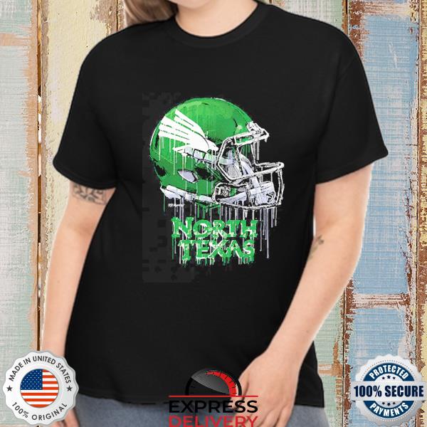 North Texas Mean Green Youth Dripping Helmet T-Shirt