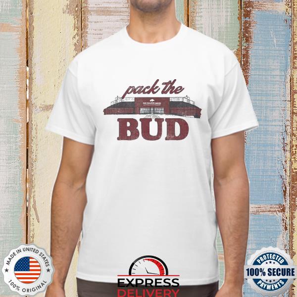 Offcial University Of Arkansas Pack The Bud Shirt