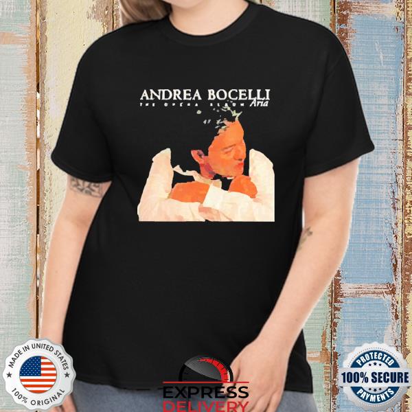 Official 1998 Andrea Bocelli Vintage Aria The Opera Album Tour Shirt