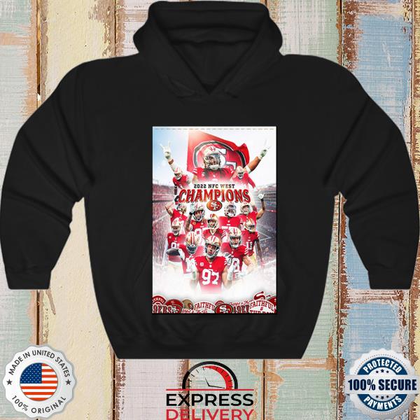 San francisco 49ers 2022 nfc west champions shirt, hoodie, sweater, long  sleeve and tank top