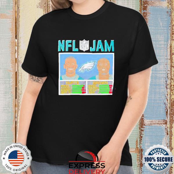 NFL Jam Philadelphia Eagles Jalen Hurts And A. J. Brown shirt