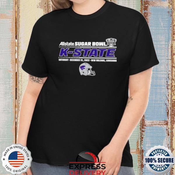 Official allstate Sugar bowl 2022 k state team helmet shirt