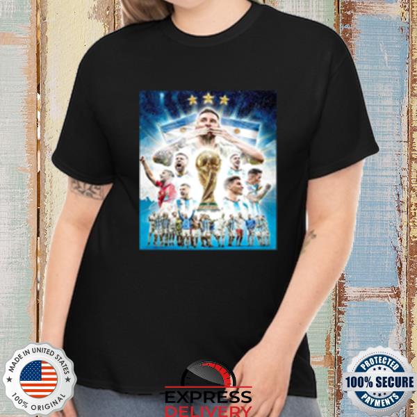 Official Argentina World Cup Champions Shirt