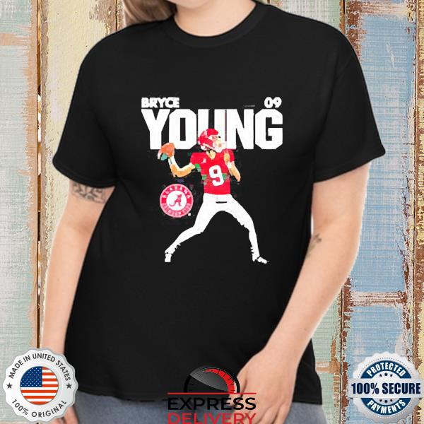 Official Bryce Young 09 Player Alabama Crimson Tide Ncaa Football Shirt