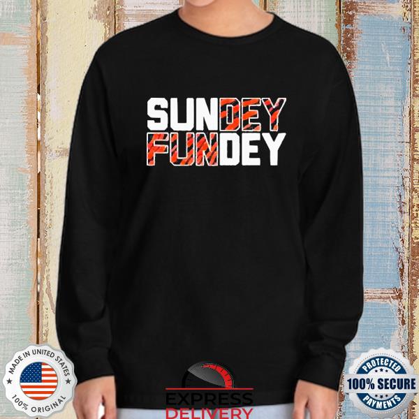 Sunday Funday T-Shirt Sunday Funday Cincinnati Bengals Shirt