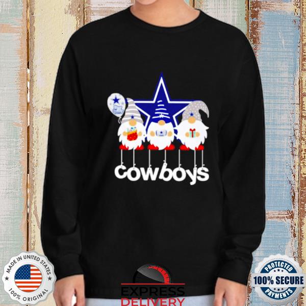 Official dallas Cowboys gnomes Christmas shirt, hoodie, sweater, long  sleeve and tank top