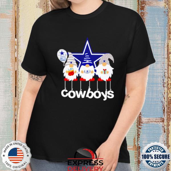 Happy Merry Christmas the Gnomes Dallas Cowboys logo shirt, hoodie, sweater,  long sleeve and tank top