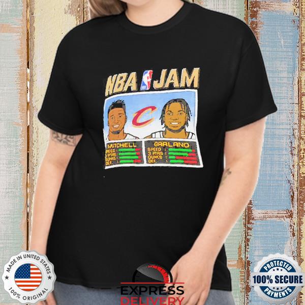 NBA Jam Cavs Mitchell and Garland shirt, hoodie, sweater, long