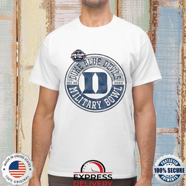 Official Duke Football 2022 Military Bowl Shirt