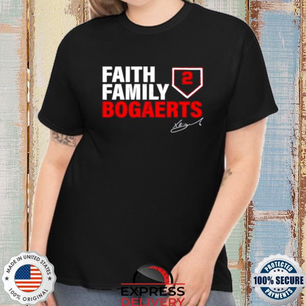 Official faith family Bogaerts Xander Bogaerts Boston Red Sox shirt