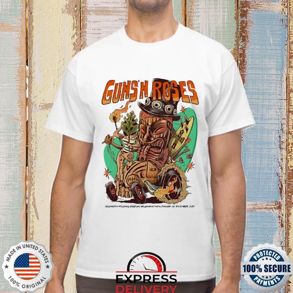 Official Guns N' Roses Dec 8, 2022 Wellington New Zealand T-Shirt