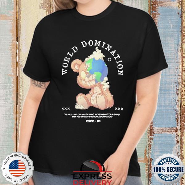 Official Jollz World Domination Teddy Shirt