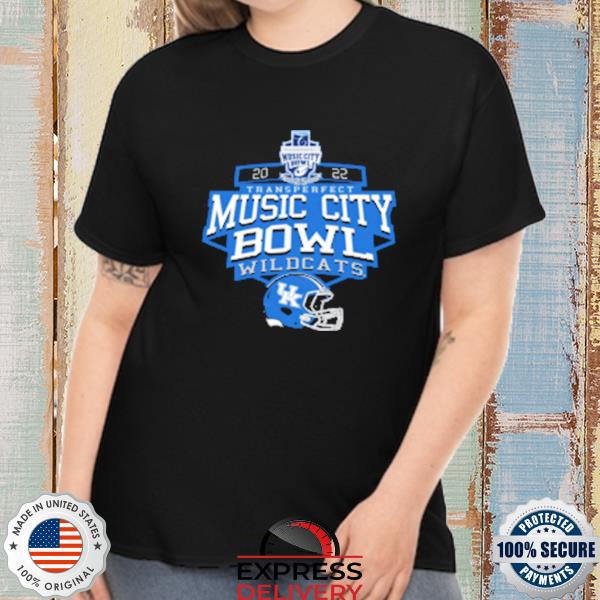 Official kentucky wilDcats music city bowl shirt