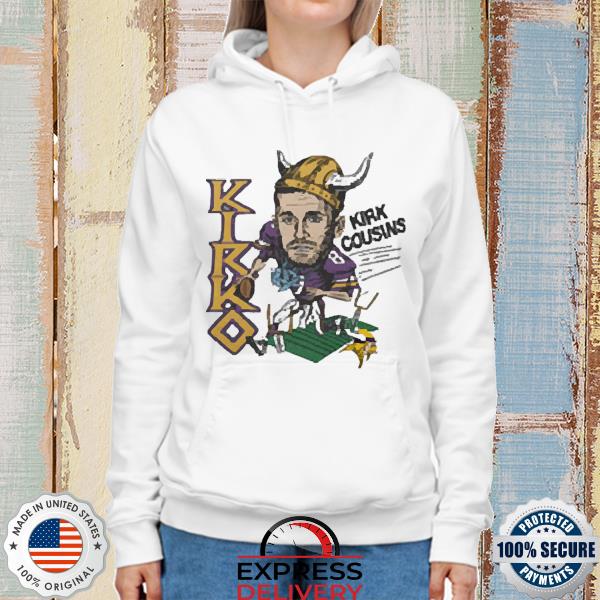 Official Kirk cousins vikings T-shirt, hoodie, tank top, sweater and long  sleeve t-shirt