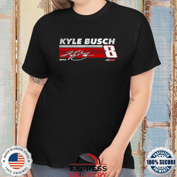 Official kyle Busch Richard Childress Racing Team Collection Hot Lap Signature Shirt
