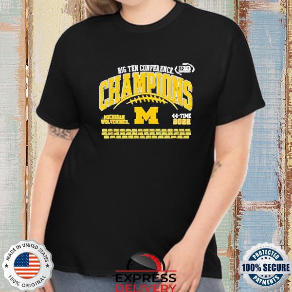 Official Michigan Wolverines Big Ten Conference Champions 44-Time 2022 Shirt