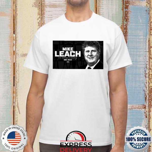 Official mike leach in loving memory 1961 2022 shirt
