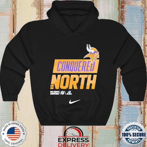 Official Minnesota Vikings Conquered North the NFC North Champions 2023  Nike shirt, hoodie, sweater, long sleeve and tank top