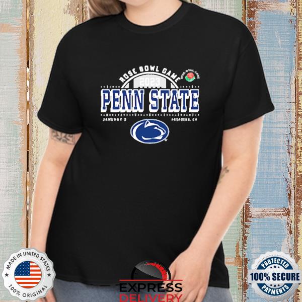 Official NCAA Penn State 2023 Rose Bowl Game Navy Shirt