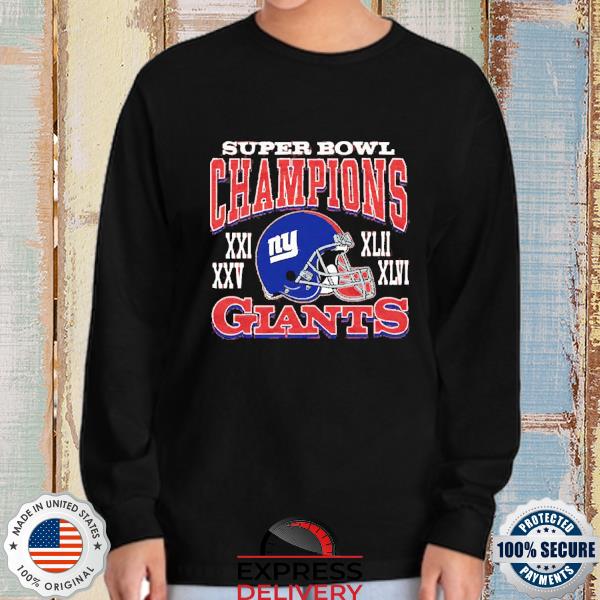 Official New York Giants Homage Super Bowl Classics Tri-Blend T-Shirt,  hoodie, sweater, long sleeve and tank top