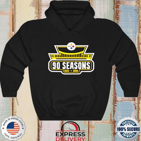 Official Pittsburgh Steelers 90th Season Logo 1933-2022 Shirt