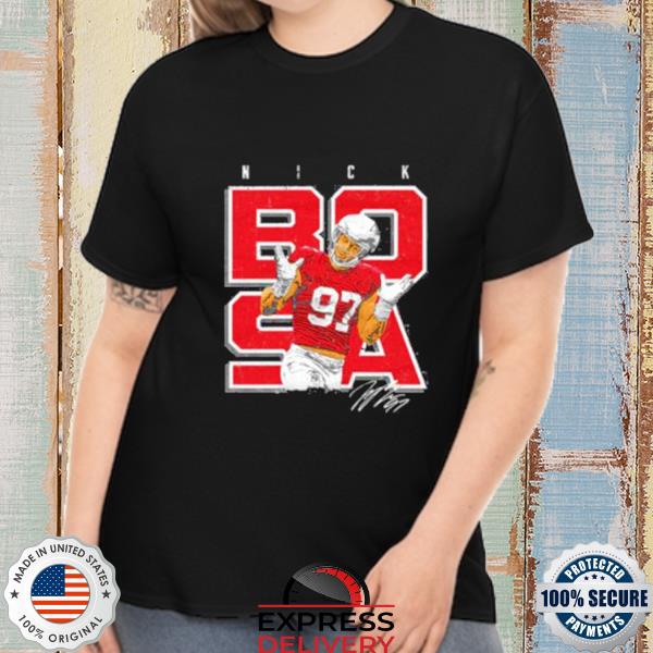 Official nick Bosa San Francisco 49ers shrugs shirt