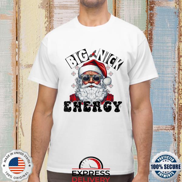 Official official big nick energy xmas santa Christmas sweater