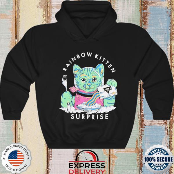 Rainbow kitten sale surprise sweatshirt