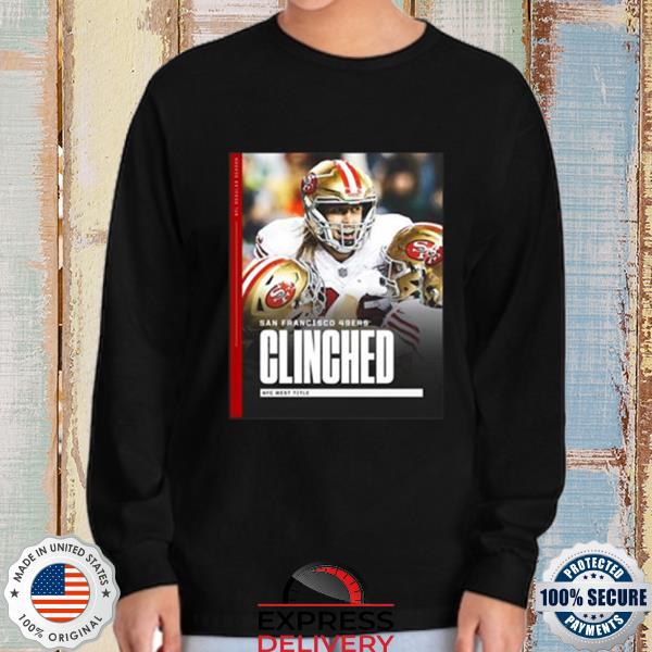 Official Poster 2022 NFC West Champions SF 49ers shirt, hoodie, sweater,  long sleeve and tank top