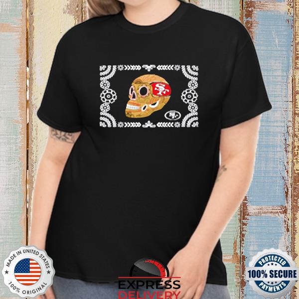 Official San Francisco 49ers Sugar Skull Shirt