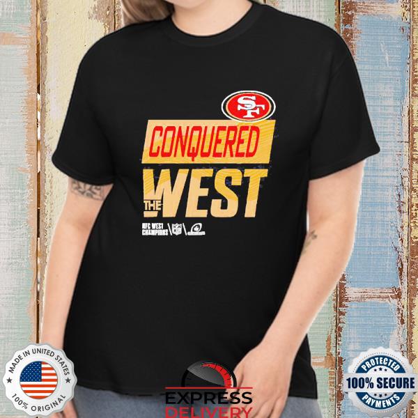 San francisco 49ers conquered west the nfc west champions shirt