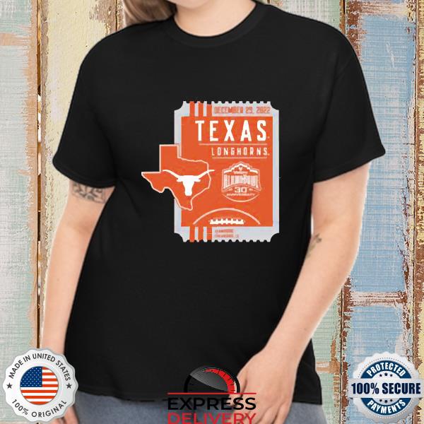 Official Texas Longhorns 2022 Valero Alamo Bowl Bound Shirt