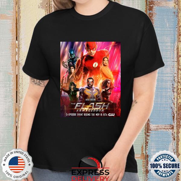 Official the flash crossover armageddon shirt