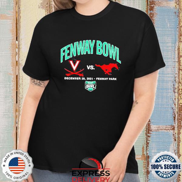 Official Virginia Cavaliers vs SMU Mustangs 2022 Fenway Bowl Dueling T-shirt