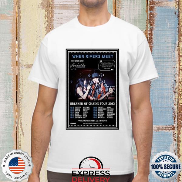 Official When Rivers Meet Tour 2023 Poster shirt