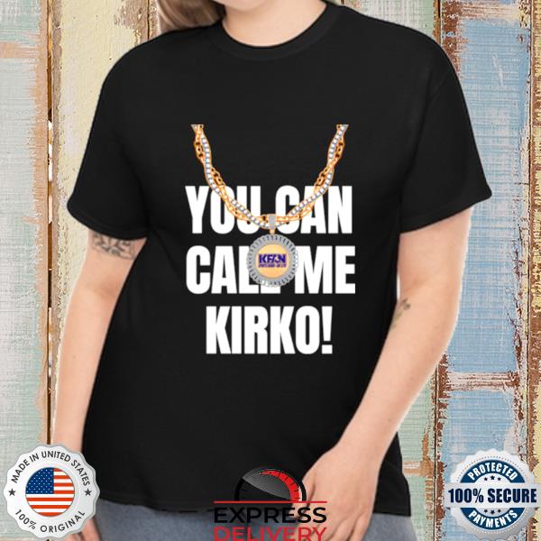 Official you can call me kirko kfan vikings T shirt