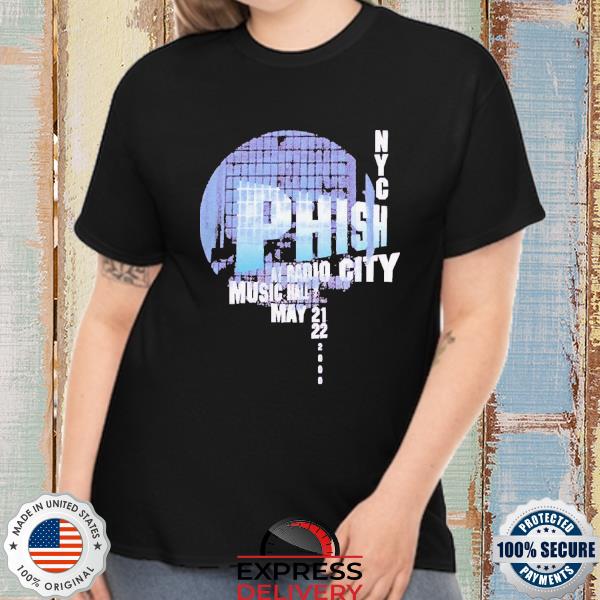 Phish radio city 2000 may 21th and 22th music hall shirt