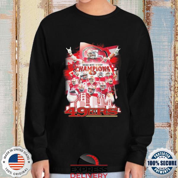 San Francisco 49ers are 2022 NFC west champions t-shirt, hoodie