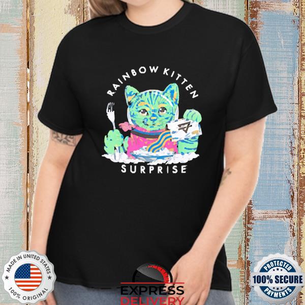 Rainbow Kitten Surprise Space Kitty Breakfast Sweatshirt