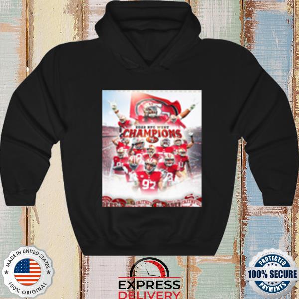 Best in the west San francisco 49Ers 2022 NFC west Champions shirt, hoodie,  sweater, long sleeve and tank top