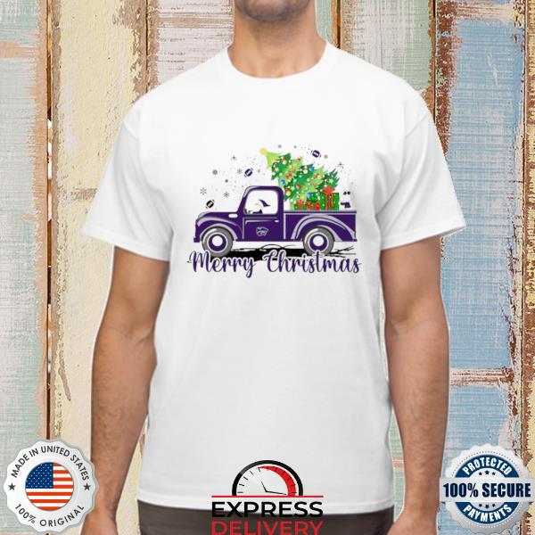 Santa and Snoopy truck Christmas Kansas State Wildcat Merry Christmas Sweater