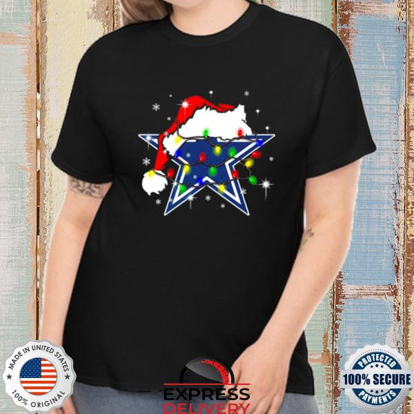 Santa Dallas Cowboys Logo Lights Christmas Sweater, hoodie, sweater, long  sleeve and tank top