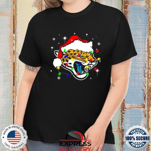 Santa Jacksonville Jaguars Logo Lights Christmas Sweater