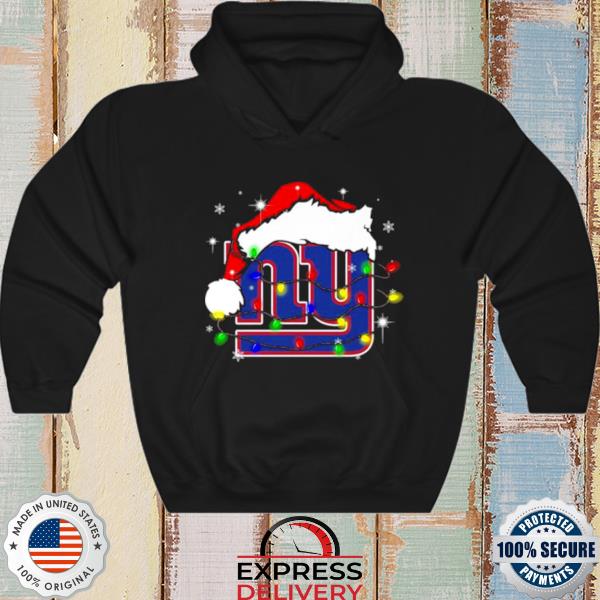 Santa New York Giants Logo Lights Christmas Sweater, hoodie, sweater, long  sleeve and tank top