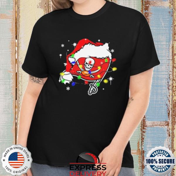 Santa Tampa Bay Buccaneers Logo Lights Christmas Sweater